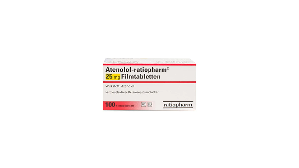 Atenolol Ratiopharm Originalverpackung