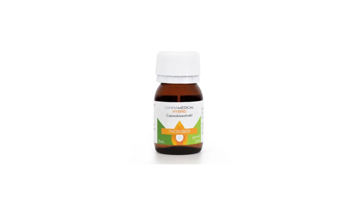 Cannamedical Hybrid Cannabisextrakt THC25:CBD25 – Medizinisches Cannabis