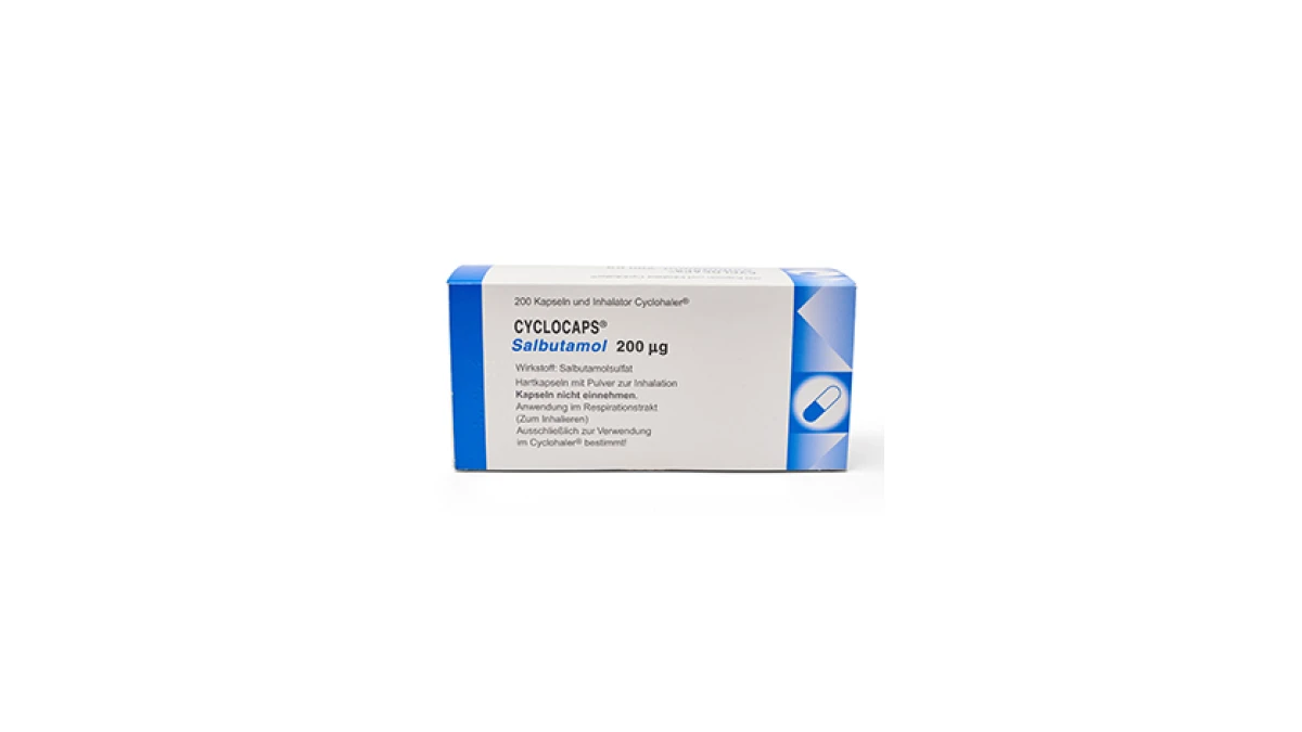 Cyclocaps Salbutamol Originalverpackung