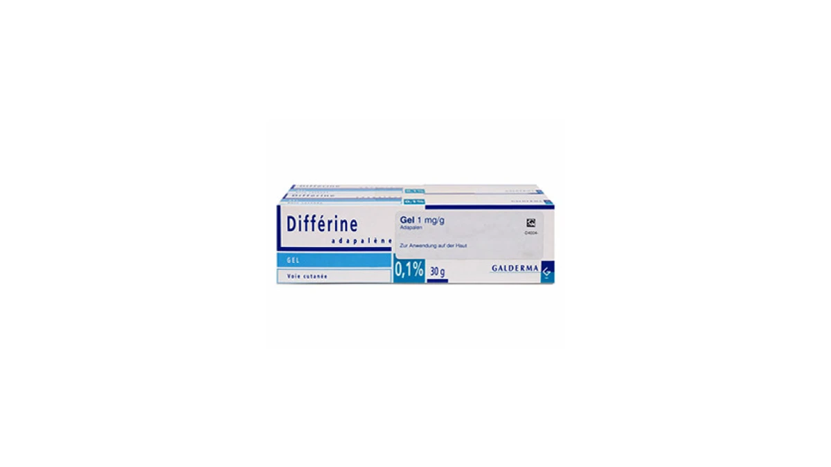Differin® Adapalen Gel zur äußerlichen Anwendung – Originalverpackung