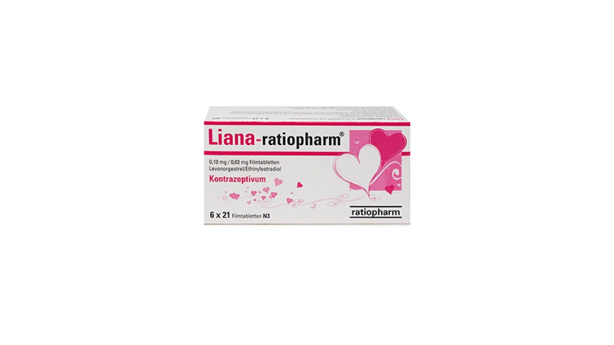 Liana ratiopharm Originalverpackung