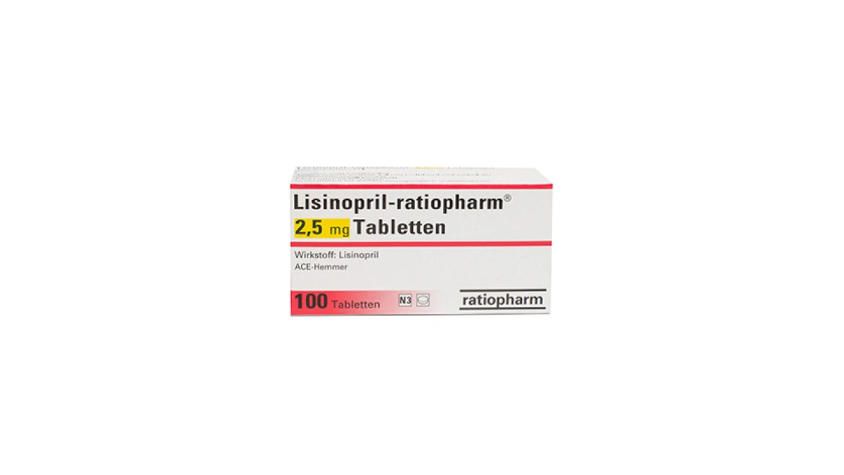 Lisinopril Ratiopharm Originalverpackung