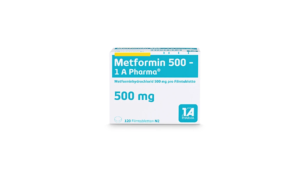 Metformin 1A Pharma Originalverpackung