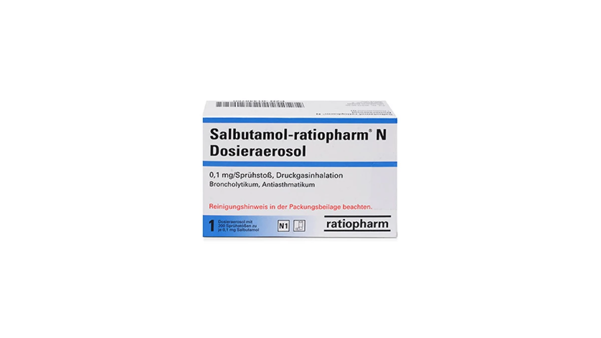 Salbutamol Ratiopharm Originalverpackung