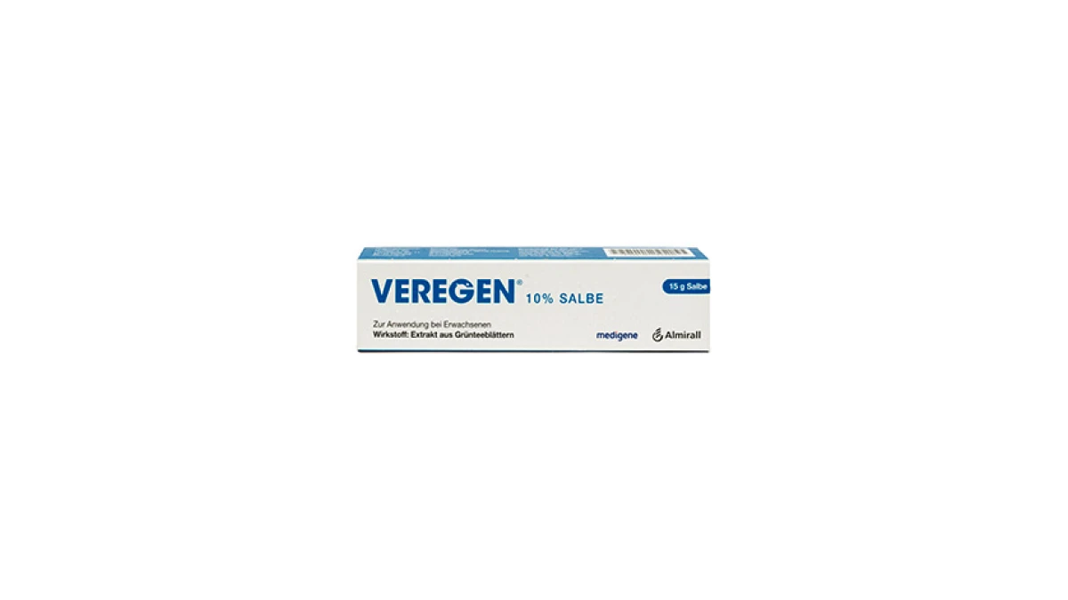 Veregen® Salbe Grüntee-Extrakt (Sinecatechine) Salbe zur äußerlichen Anwendung – Originalverpackung