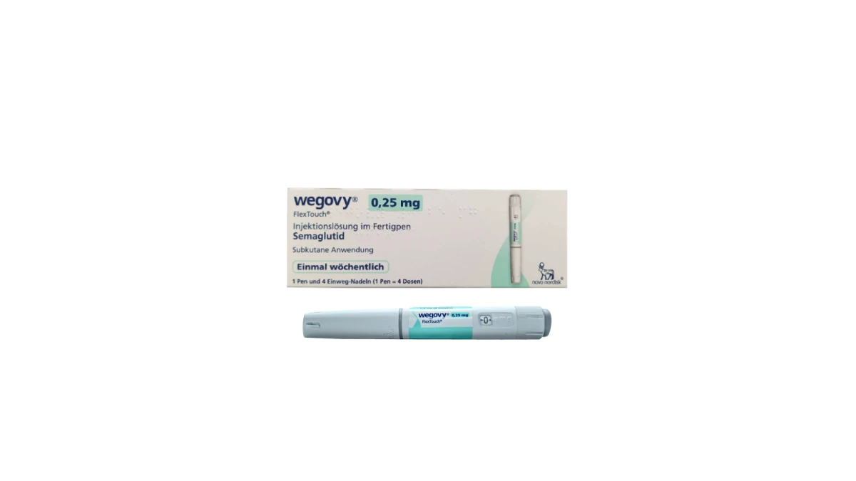 Wegovy® Semaglutid wöchentliche Injektion – Originalverpackung